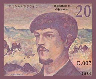 20 Francs Banknote France 1981 Claude Debussy UNC