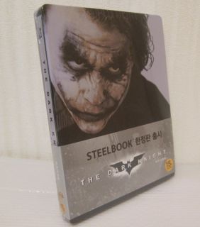 Batman The Dark Knight Blu ray Korean Exclusive Steelbook NEW & Sealed
