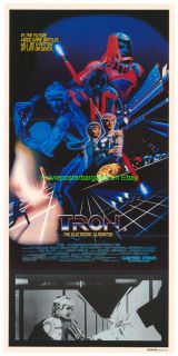 Tron Movie Poster 1982 Australian Daybill Jeff Bridges