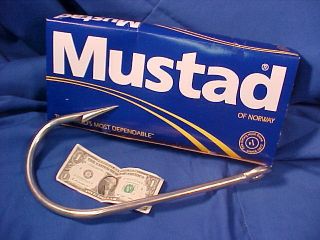 Look GIANT MUSTAD 4480 19 0 Hook 14 1 2 Long Unique Christmas gift