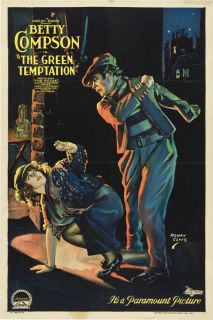 Lost Silent Film 1922 Green Temptation Betty Compson 2 Side Wm Desmond