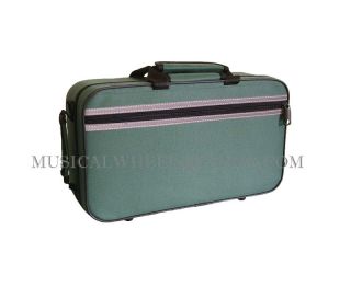 Clarinet Case with Shoulder Strap Case Only Green