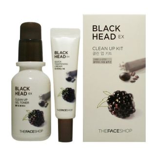 The Face Shop Blackhead EX Clean Up Kit 40ml 15ml