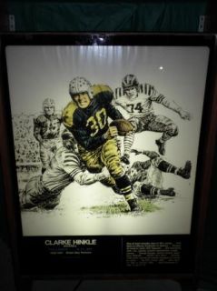 Clarke Hinkle Green Bay Packers Hall of Fame Piece Art from