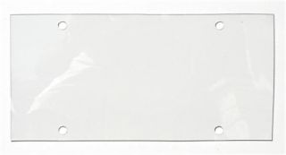 Clear Plastic License Plate Protector Shield Cover Tag