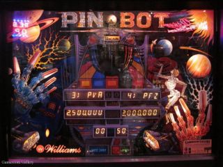 Pinbot Pinball Machine 1986 Williams  Pin Bot