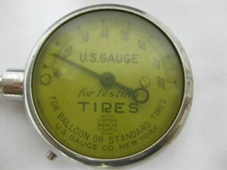 Vintage Tire Gauge for Testing Ballon or Standard Tires