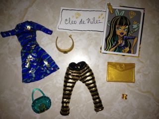 monster High♥new Release Cleo de Nile Picture Day Outfit Clothes
