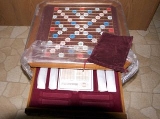 FRANKLIN MINT SCRABBLE GAME NEVER PLAYED COMPLETE