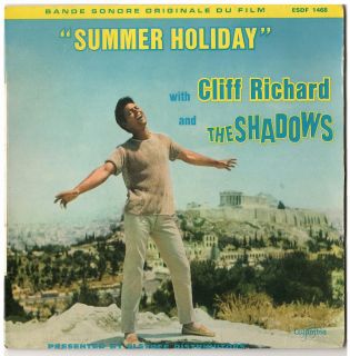 CLIFF RICHARD THE SHADOWS SUMMER HOLIDAY OST RARE FRANCE FRENCH PS 7