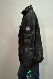 Alpha Industries Clifton Field Jacket Mens Sz XXL Black Military $