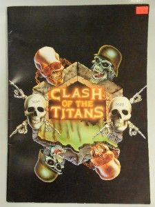 Clash of The Titans Anthrax Slayer Megadeth Vintage Tour Program 1990