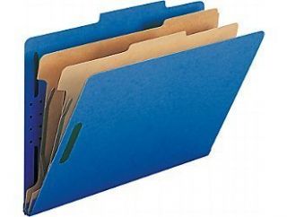 File Folder Classification 6 Fastener Blue Legal 19035