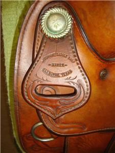 cleburne western pleasure reining saddle nr