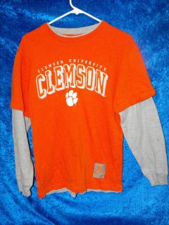 Clemson Tigers NCAA Long Sleeve Shirt Size Size Medium