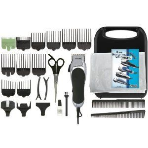 Hair Clippers Trimmers Cutters Haircuts Kits Systems 24 Pieces Wahl