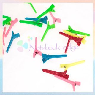  Women Girl Hairdressing Salon Hair Clips Clamps Sectioning Clip