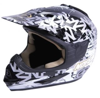 No Fear Stealth Helmet   Scratch Black/Gold 2012