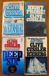 Lot of 11 CLIVE CUSSLER Paperbacks Vixen 03, Iceberg,