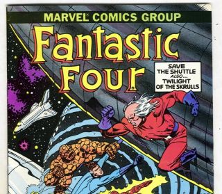 Marvel Comic FANTASTIC FOUR Save the Space Shuttle Promo from 1981