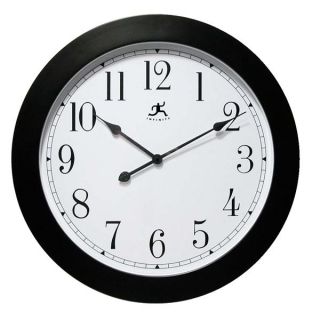 Infinity Instruments Nexus Black and White Wall Clock