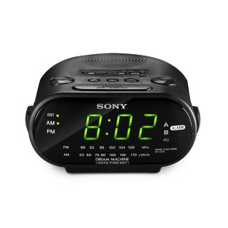 Sony Dual Alarm Clock AM FM Radio ICF C318 Dream Machine 220 VOLT 50Hz