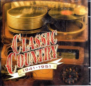 Oldies Classic Country 1941 1951 2 CD 30 Hits Time Life Brand New