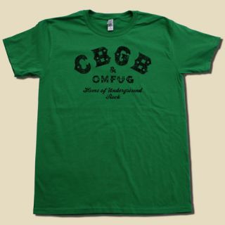 CBGB Classic Punk Rock Shirt OMFUG Concert T Shirt