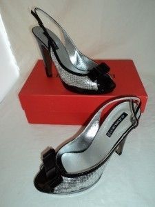 Claudia Ciuti High Heel Giusy Platform Shoes 8 5 Snakeskin Italy MSRP