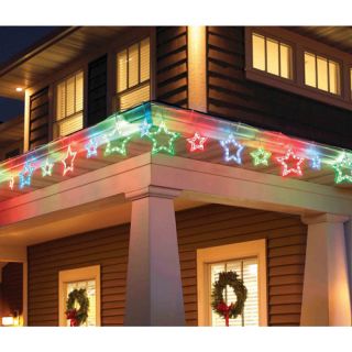 Holiday Time 10 Count Star Christmas Lights Multi Color