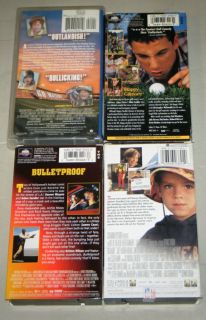 Adam Sandler 4 VHS Movies Waterboy Happy Gilmore Big Daddy Bulletproof
