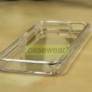 Crystal Clear Hard Case Protective Snap on Cover for Apple iPhone 5