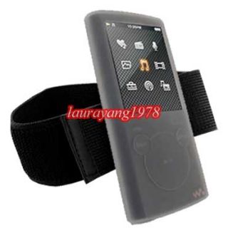 Clear Silicone Skin Case Armband Fr Sony Walkman NWZ E463 NWZ E464 NWZ