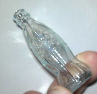 Early 1900s Miniature Coca Cola Glass Bottle