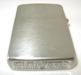 1955 Zippo CHRYSLERS Year of Conquest PocketLighter *Old LOGO & R.R