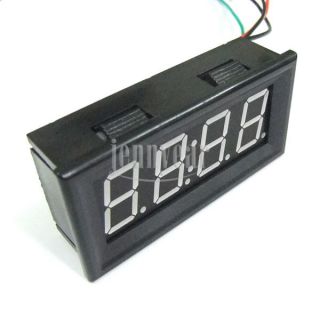   Electronic Clock Red LED Car Motorcycle Auto LED Panel Time Watch