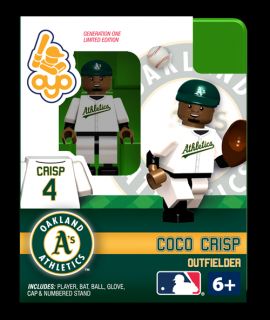 Coco Crisp OYO Mini Fig Figure Lego Compatible Oakland Athletics NIP