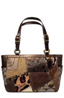 COACH TONAL PATCHWORK GALLERY TOTE