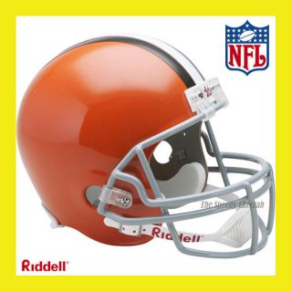 CLEVELAND BROWNS NFL DELUXE REPLICA FULL SIZE FOOTBALL HELMET by