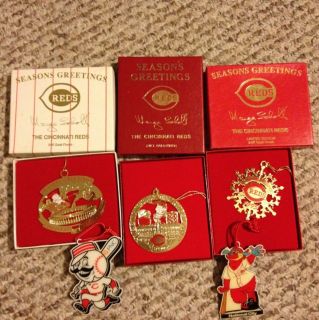 Cincinnati Reds Christmas Ornaments