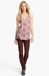 Zadig & Voltaire Snake Print Cashmere Tank