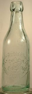 Glueks Brewing Co Minneapolis MN Blob Top Beer Bottle 1895