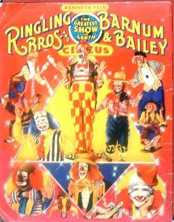 Books on The Circus Emmitt Kelley Cover Barnum Bailey Ringling Bros