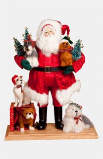 Lynn Haney Christmas Puppies Santa Figurine