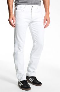 AG Jeans Matchbox Slim Straight Leg Jeans (White)