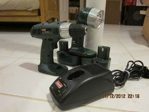 COLEMAN P MATE 3/8 CORDLESS DRILL(PMD8131)2 BATTERIES &CHARGER(PMD8146