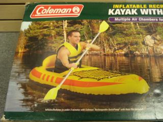 Coleman Kayak Inflatable Raft with Orrs 5998 980