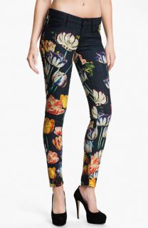 MOTHER The Looker Print Skinny Jeans (Kissed Me Floral)