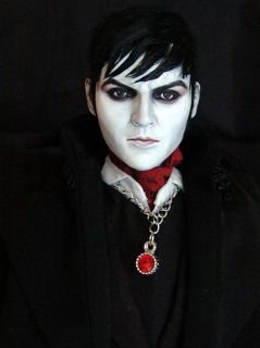 Barnabas Collins Inspired Dark Shadows Portrait Doll Repaint by Laurie