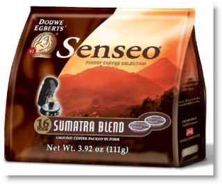 sumatra blend 64 4 packs or 96 6 packs pods